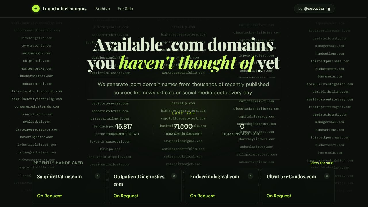 LaunchableDomains.com